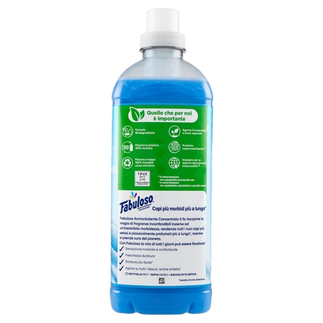 Fabuloso ammorbidente concentrato Fresco mattino 45 lavaggi 1 L